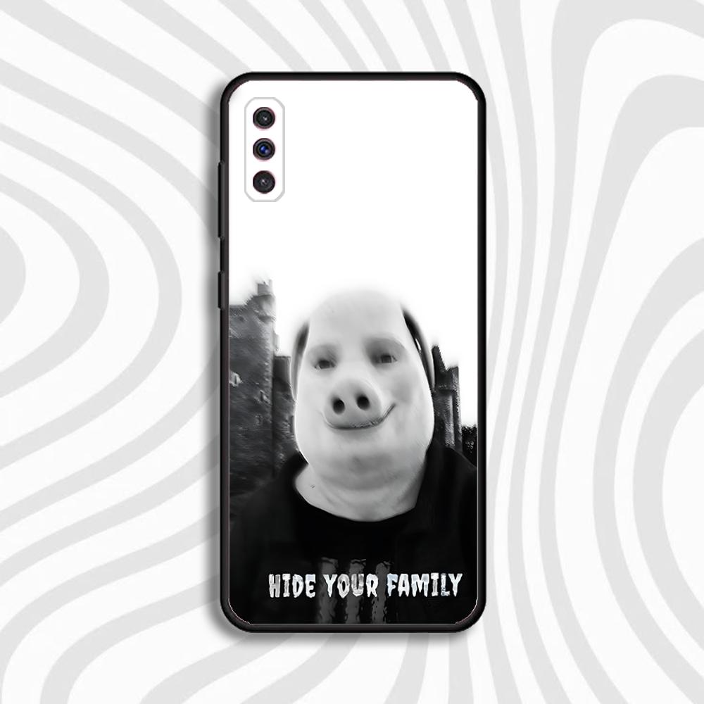 Джон Свинья Звонит Чехол для Телефона с Надписью Answer Call Для Samsung S 25,24,23,22,30,21,10,9,Ultra,Plus,Lite,FE,4,5 G Черный Мягкий Чехол