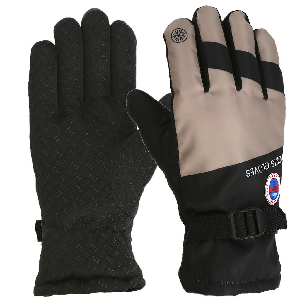 Взрослые лыжные перчатки, зимние теплые и морозостойкие перчатки
