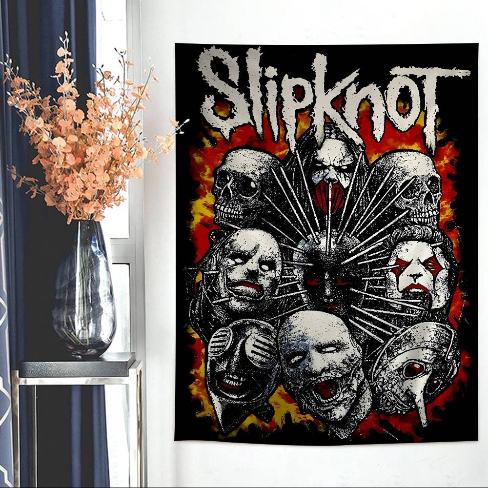 Группа Rap SSlipknot Мультяшный Гобелен Настенное Украшение Домашний Декор