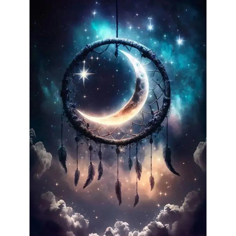 DIY полная круглая алмазная живопись вышивка крестиком 3D детское животное домашнее декоративное искусство луна алмазная живопись 5d алмазная живопись