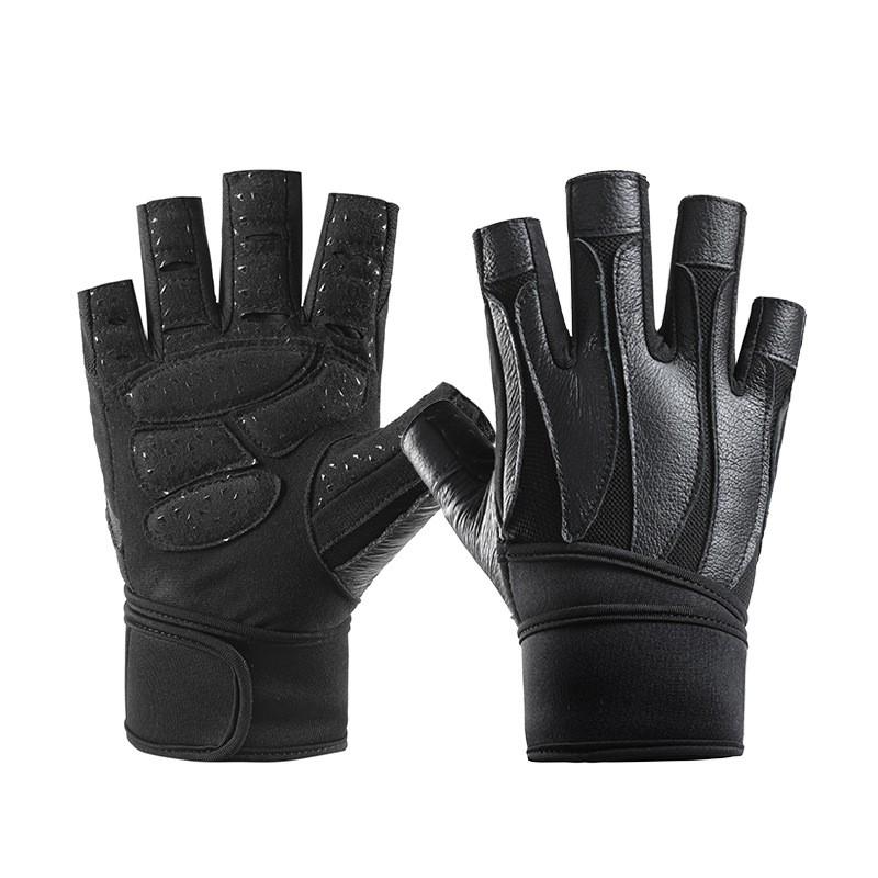 Mens Half-Finger Outdoor Sports Gloves Cycling Hiking Climbing Driving Breathable Anti-Slip Training Gear