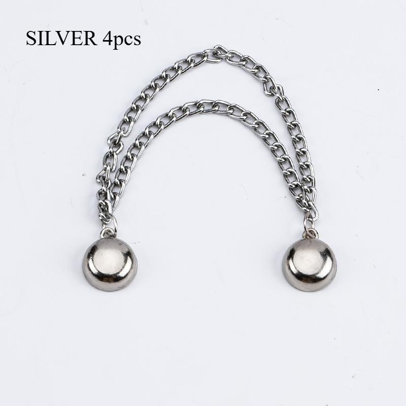 4 шт./1 шт. Цепочка магнитная присоска штанины анти-сглаживающий фиксирующий магнит штанины без шва длина и укорачивание