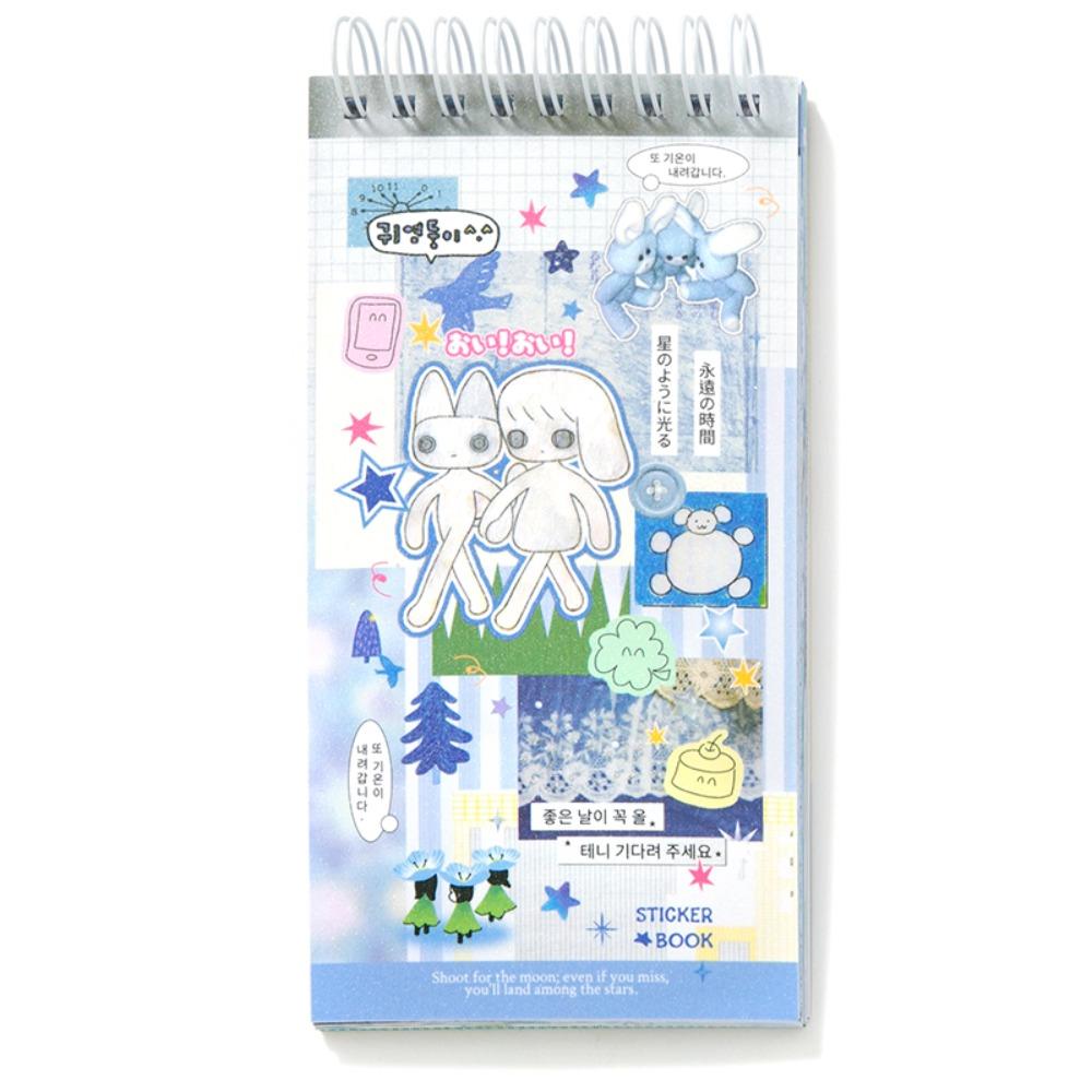 20 Sheets Sticker Book DIY Scrapbook Sticker New Diary Sticker  Stationery Supplies