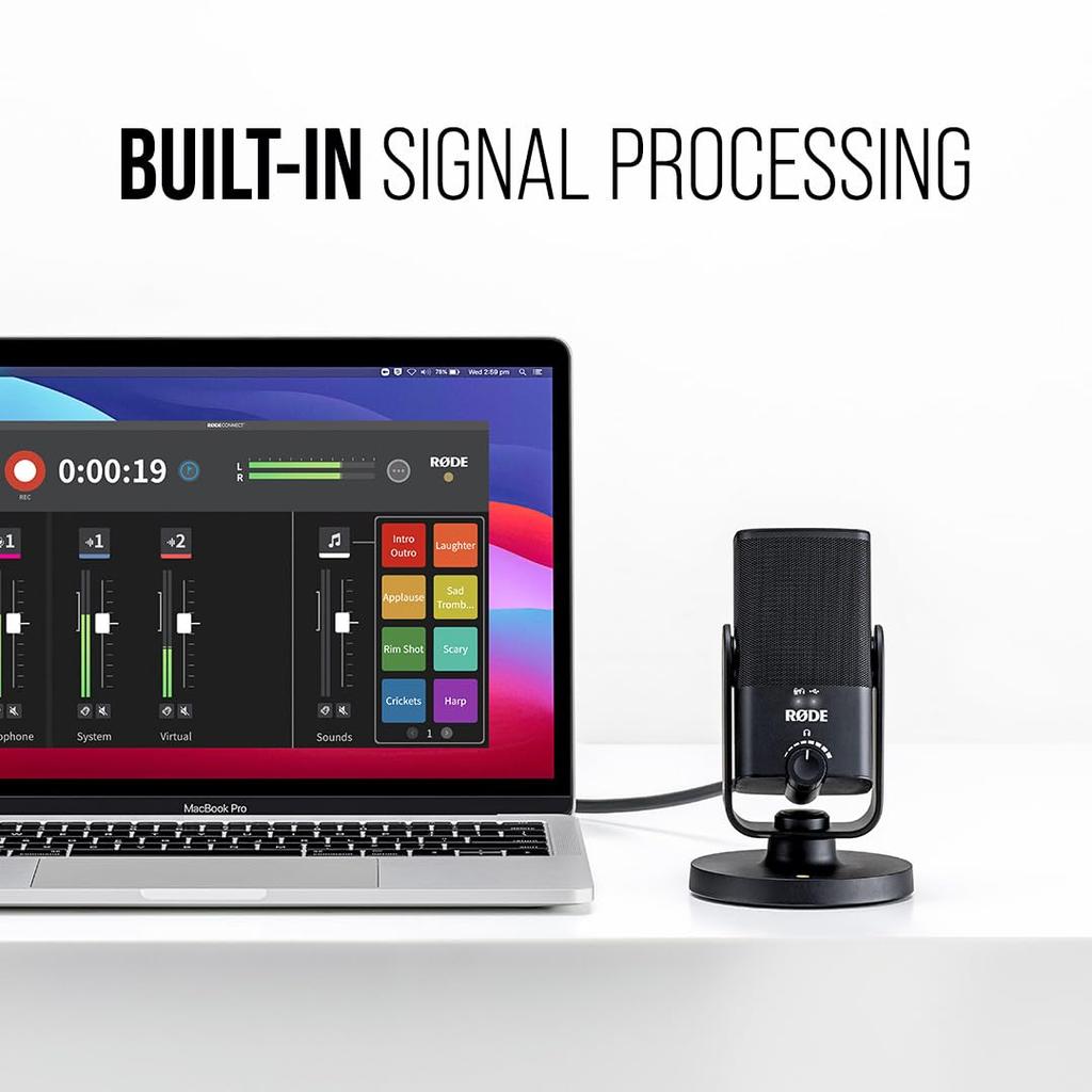 RODE Microphones Road Microphones NT-USB Mini USB Microphone NTUSBMINI