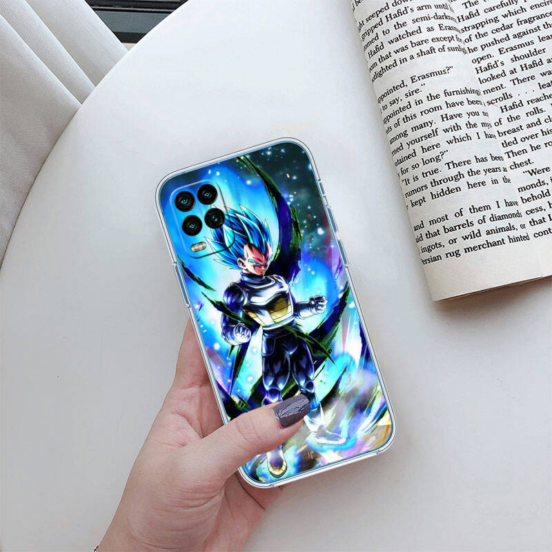 MH50 Dragon Ball Vegeta Case for Motorola E7 G6 G7 G8 G9 Plus Power Play G10 G20 G04 E30 E40 E22 E20 E13 E15 G22 G23 G05 G75 G35 G55