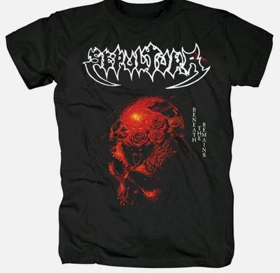 Футболка Sepultura Бразильская группа Короткий рукав Хлопок Черный Все размеры Футболка Унисекс Футболка