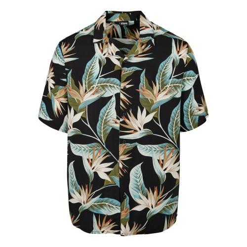Urban Classics Mens Blossom Resort Shirt
