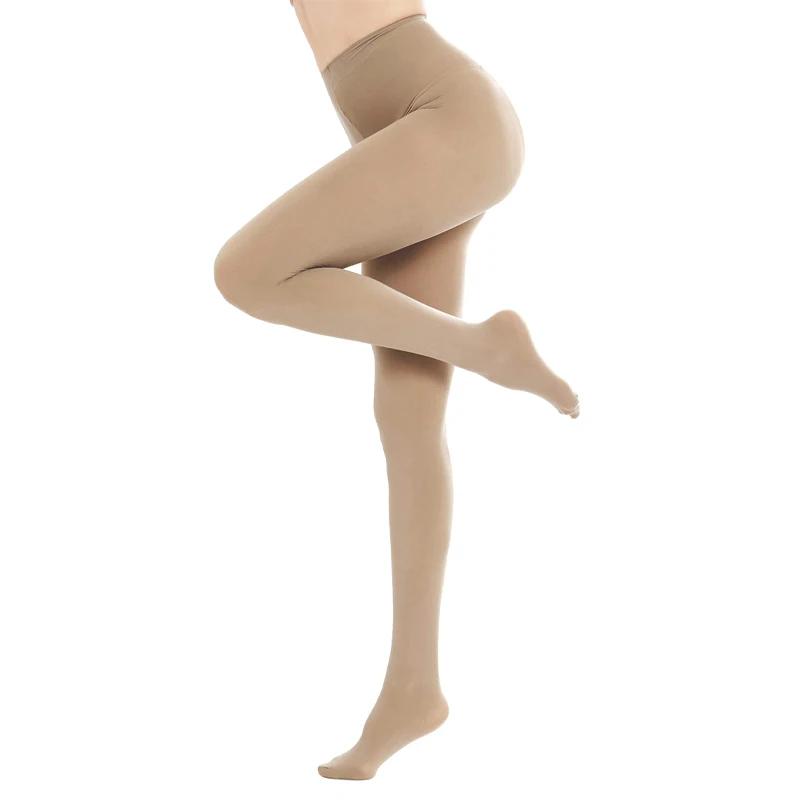 Kave Plus Size Winter Tights Women 80D Soft Solid Color Semi Opaque Footed Tights High Waist Womens Tights Large Size Pantyhose