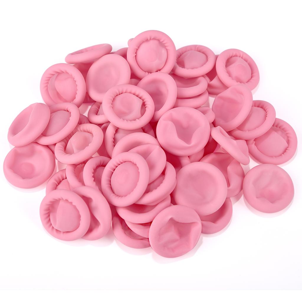 50 шт. Одноразовые латексные резиновые напальчники Наборы Защита кончиков пальцев Перчатки Антистатические Для инструмента для ремонта часов Нескользящие Очистка