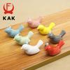 KAK Керамические ручки-ручки для ящиков в виде голубя мира 3D Мультяшная птица Ручки для шкафа и комода Новинка Креативная Модная Мебельная фурнитура