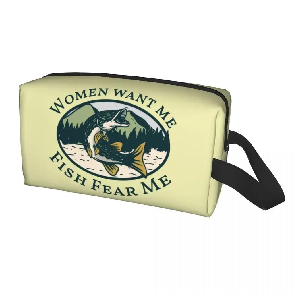 Рыбалка Дорожная косметичка Женская Косметический органайзер для рыбака Хранение косметики Дорожный набор