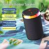 Семицветная Амбиентная Подсветка Беспроводной Bluetooth-динамик с Сабвуфером Super Bass W16 - Портативный, Для Улицы, Совместимый со Слот-картой