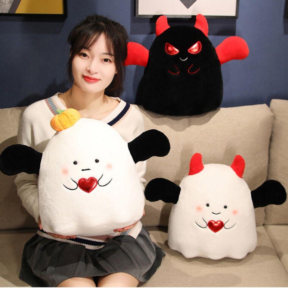 Тыквенный призрак Хеллоуин Эльф Призрак Плюшевая игрушка Сердце Хеллоуин Призрак Плюшевая кукла Реквизит