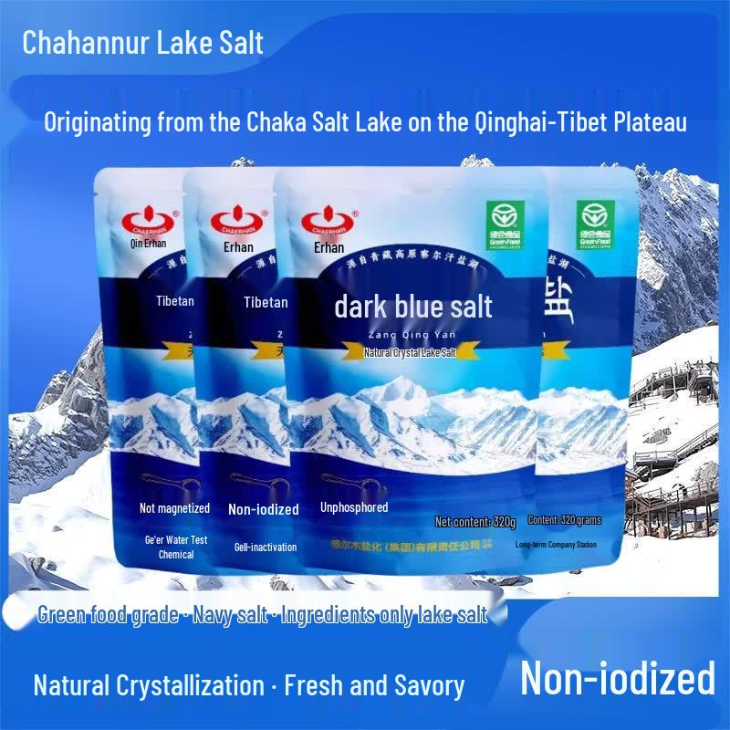 Qarhan Tibetan Blue Lake Salt - Uniodized Green Food Grade