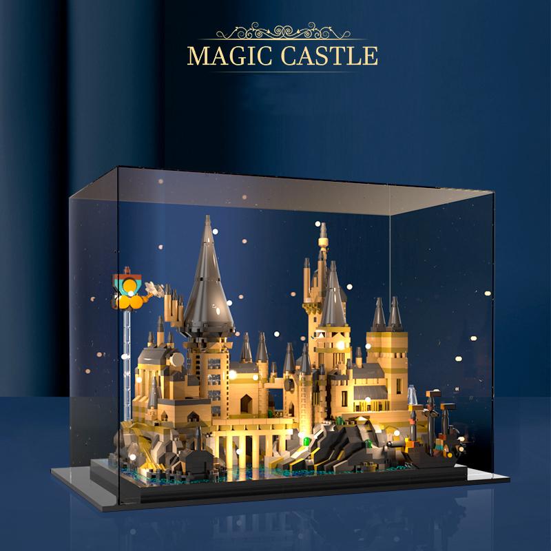 Large Size 5400Pcs Magical Castle Building Block Difficult Product Education Toys For Kids Birthday Gift