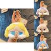 Adorable Plush Doll Keychain Cute Cartoon Design For Students And Couples