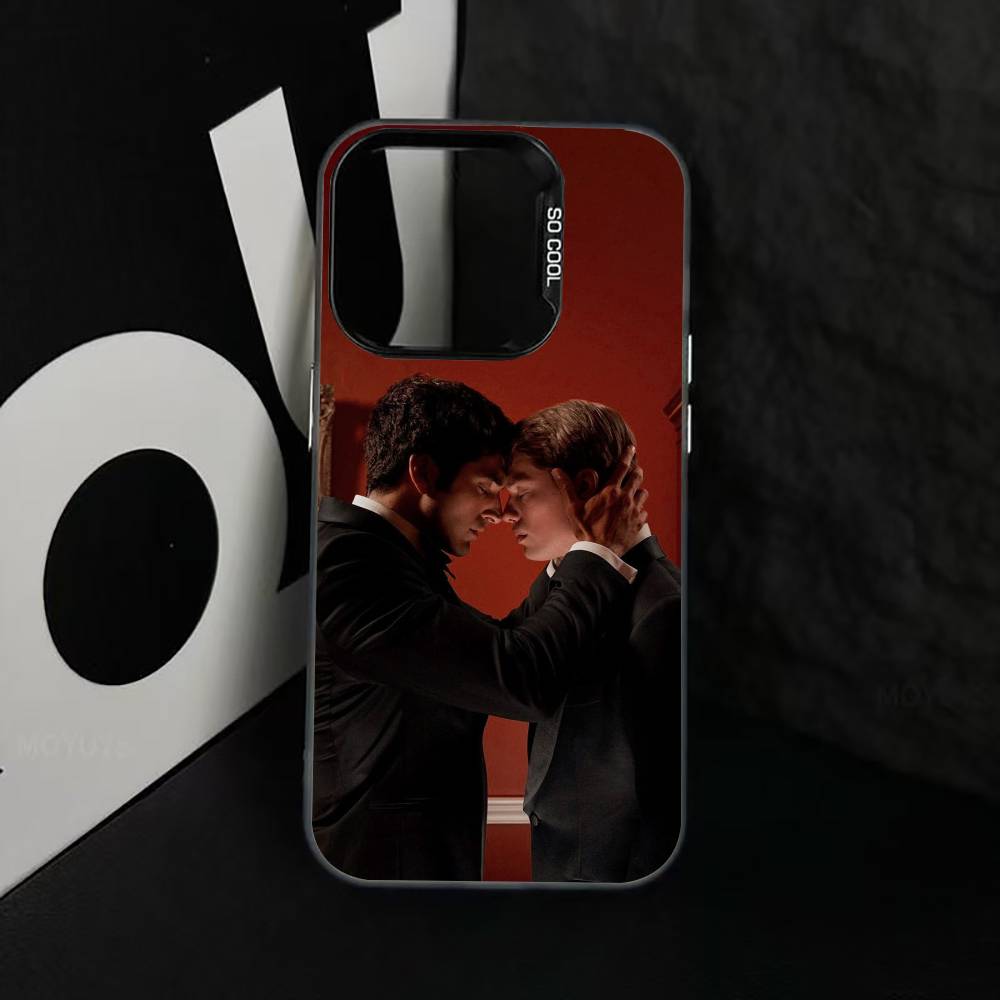 R-RW & RB Film Phone Case For iPhone 17,16,15,14,13,12,11 Plus,Pro Max,XS,Colorful Silver Phone case Funda Cover