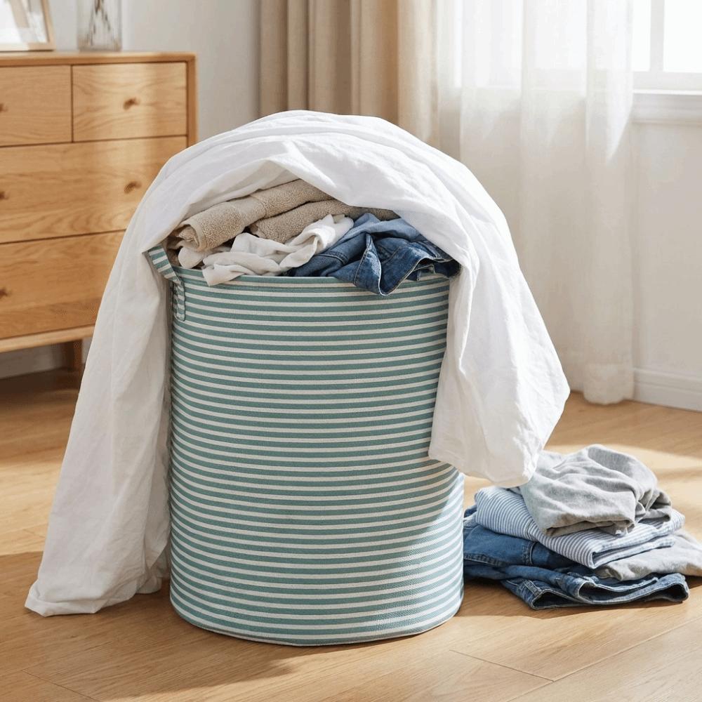 Non-Woven Fabric Dirty Clothes Storage Basket Folding Clothes Storage Organizer Bedroom