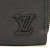 Used 12564 Zippy Wallet Horizontal M80334 7940 Current Model Black Zip Around RFID LV Aerogram Noir Men's from Japan