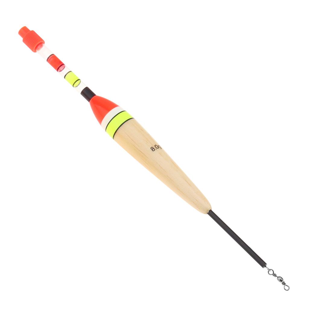 3г/5г/8г Высоковидимые Поплавки для Морской Рыбалки из Древесины Пауловнии, Дальнобойные Плавучие для Рокфишинга и Ночной Морской Дрифтовой Рыбалки