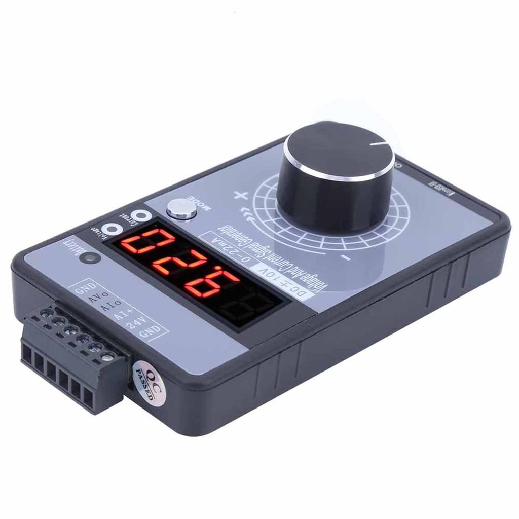 Hand‑Held 0‑10V 0‑22mA Digital Voltage Current Signal Generator Transmitter Analog Simulator