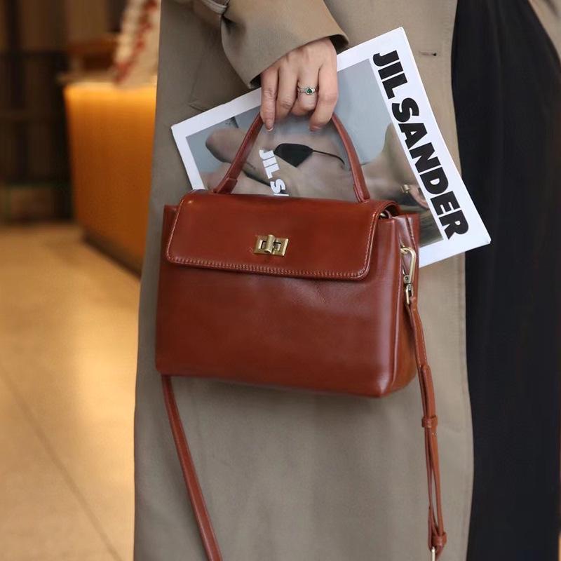 Женские сумки через плечо из натуральной кожи 2024 года: Стильные, высококачественные сумки-мессенджеры и дамские сумки