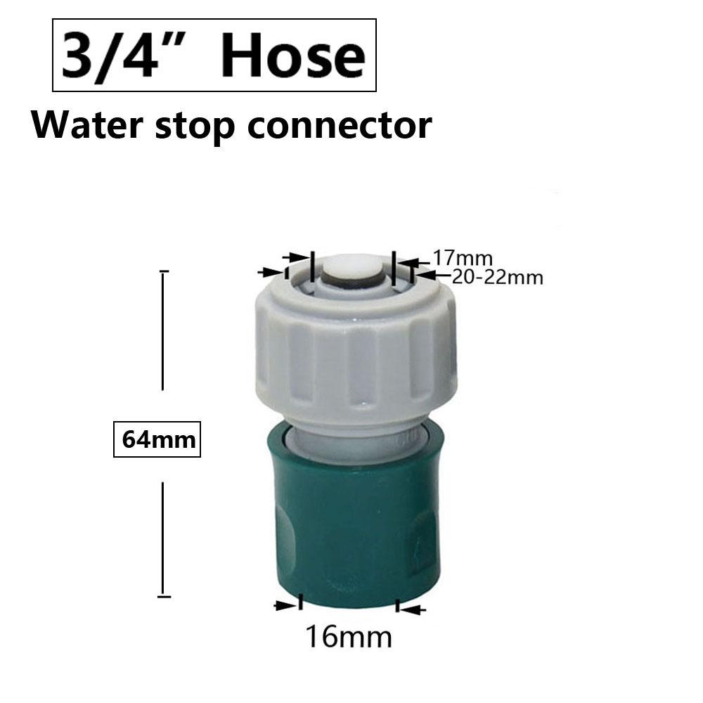 Garden Hose Quick Connector 1/4 3/8 1/2 3/4 1 Inch Stop Water Connector Garden Irrigation Water Coupler Watering Pipe Fitting