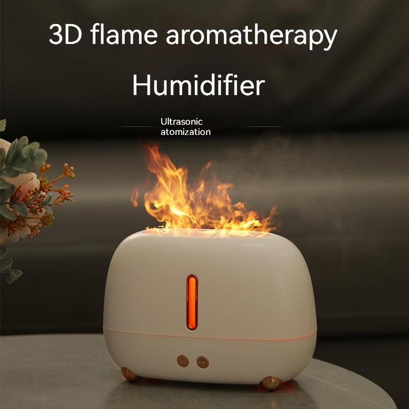 Портативный цветной увлажнитель воздуха Cool Mist Usb Led Room 3D Fire Flame, диффузор эфирных масел, мини-увлажнитель воздуха h2o