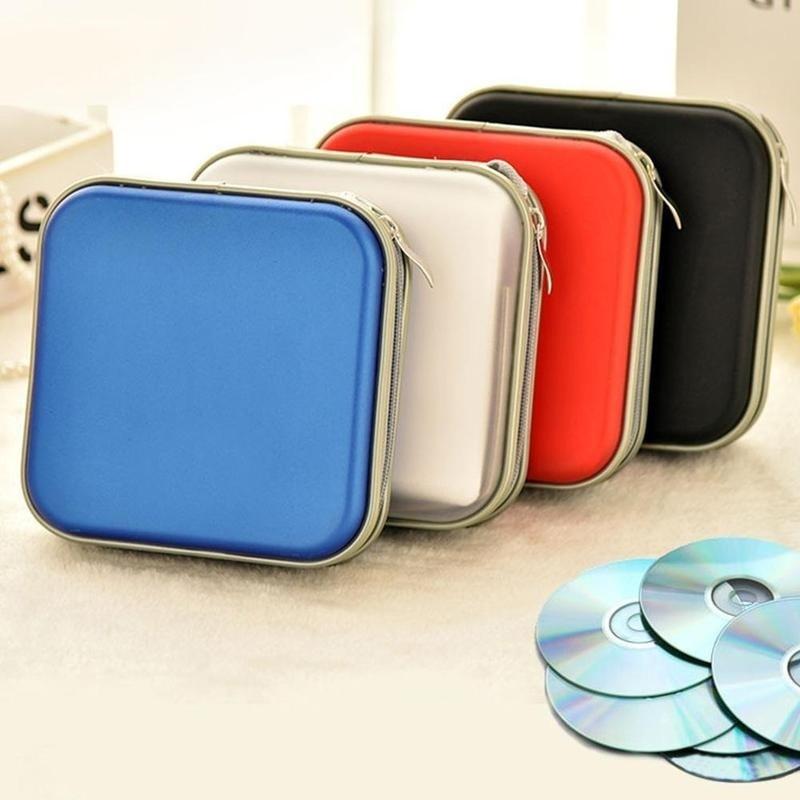 Портативный 40 шт., бумажник для дисков CD, DVD, VCD, органайзер для хранения DJ, чехол, держатель, сумка для альбома