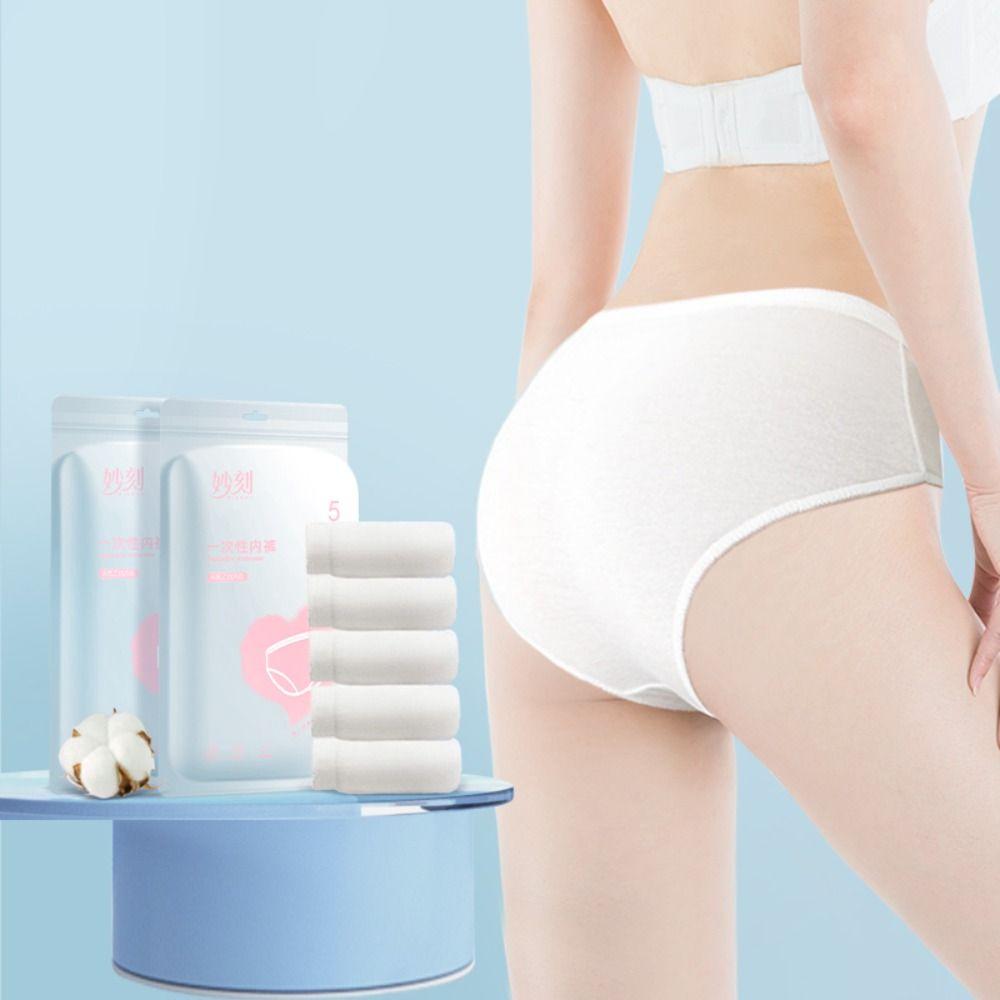 Breathable Disposable Underwear Cotton Wash Free Underpants Travel Underwear Moisture Wicking