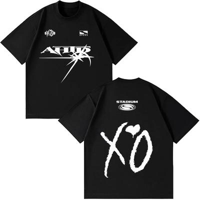 Летняя Горячая Распродажа The Weeknd After Hour Til Dawn Мировой Тур 2026 Печатная Футболка Мужская Женская Хип-Хоп Футболка Дышащая Уличная Одежда Короткий Рукав Повседневные Футболки
