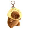 Capybara Capybara Key Ring Snacks French Fries Animal Pendant Cartoon Keychain  School Backpack