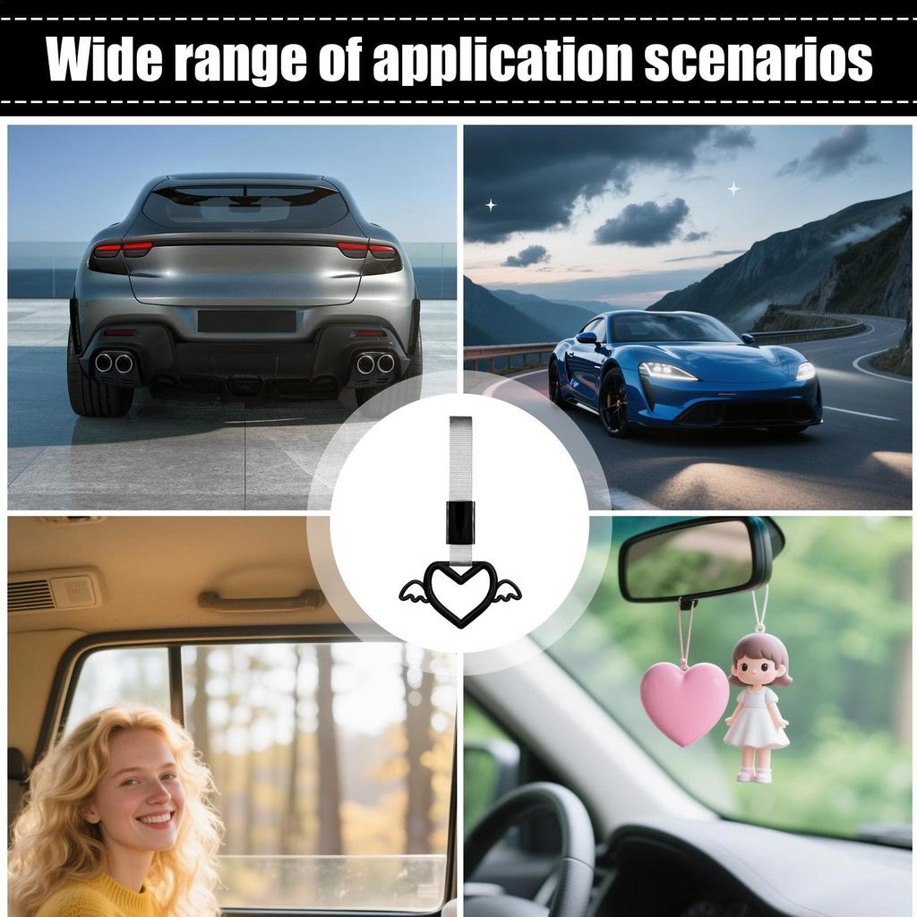 Ремешок на руку в виде сердца Автоаксессуар Ремешок на руку в виде сердца Украшение интерьера и экстерьера Автомобильный аксессуар Для автобусов Автомобилей Внедорожников