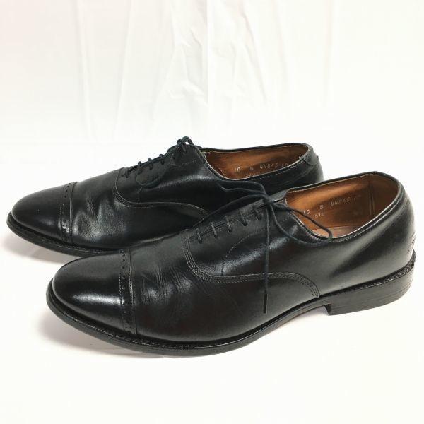Rare Vintage Allen Edmonds Fifth Avenue Cap Toe Shoes Black size 10B 26.5-27.0 Men's(USED)