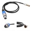 3Pin Audio Cable Mini Male to XLR Female Zinc Alloy Housing Copper Shell Line Supplies1Meter
