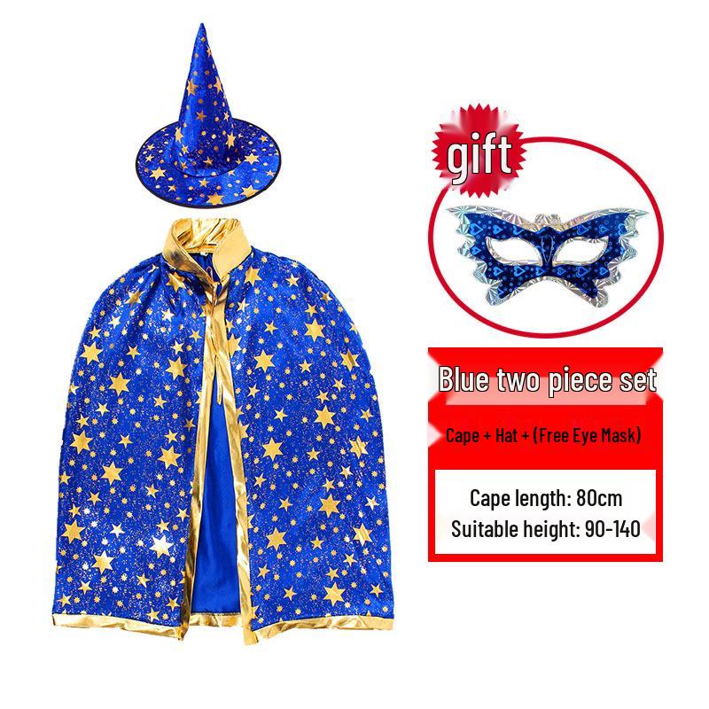 Kids' Halloween Capes: Witch & Wizard Cosplay Costumes