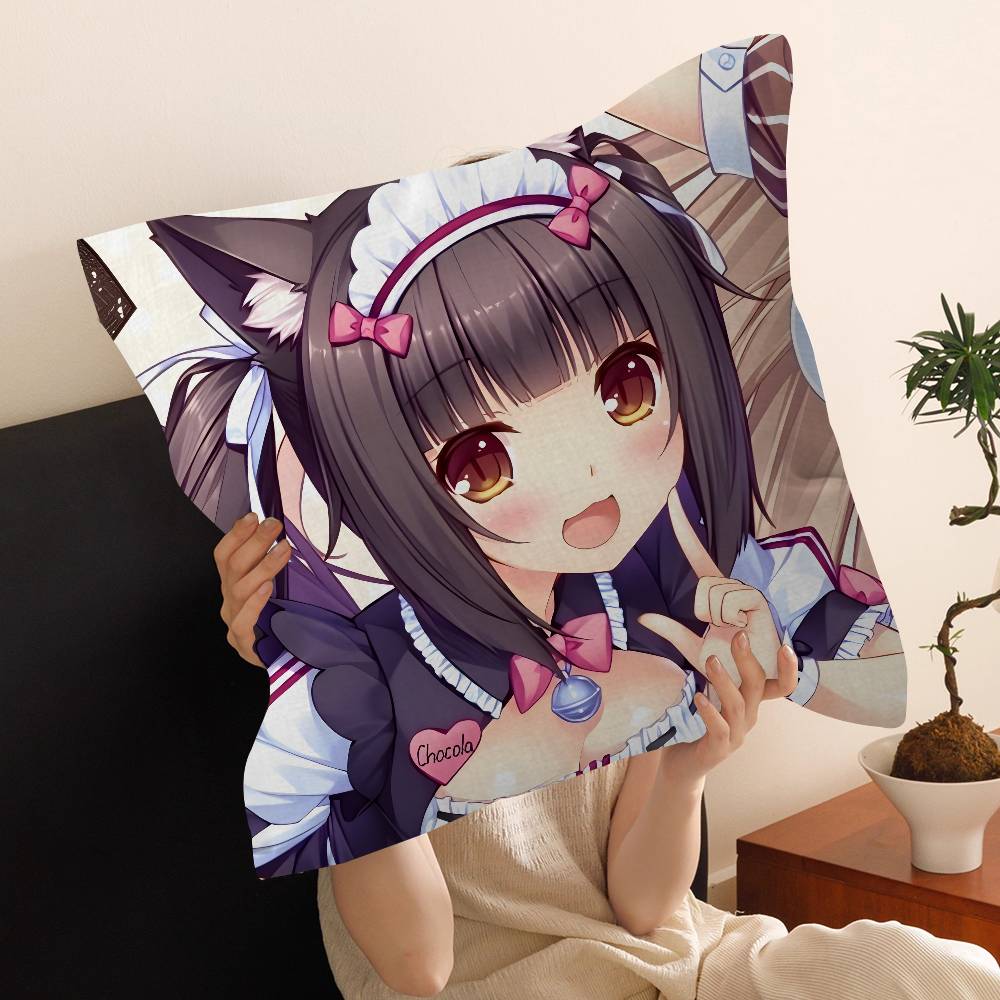 Аниме Nekopara Персонализированная Наволочка Чехол от Пыли Спальня Детская Вечеринка Декор Наволочка День Рождения Подарок для Детей