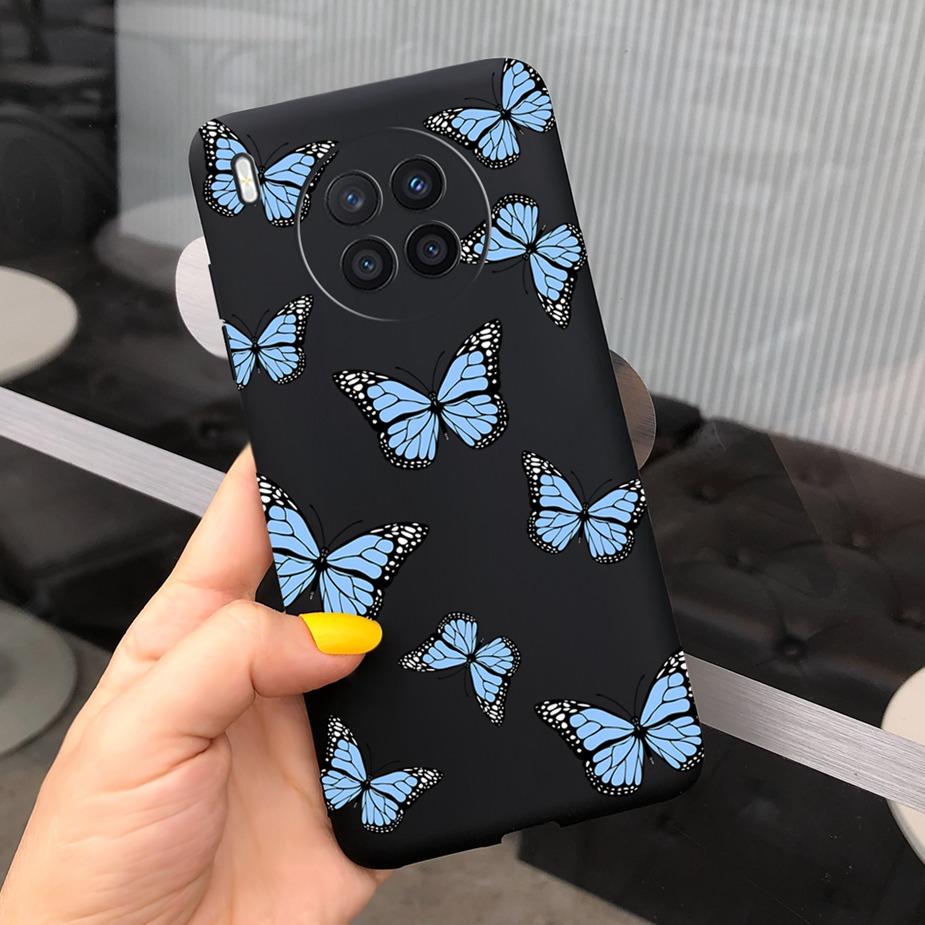 Stylish Silicone Case For Honor 50 Lite Case Soft Slim Phone Back Cover For Huawei Honor50 Lite Cases Honor 50Lite Coques Fundas