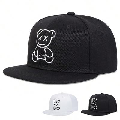 Унисекс XX Little Bear с вышивкой, шляпы в стиле хип-хоп, весна-осень, уличные регулируемые повседневные бейсболки, солнцезащитная шляпа