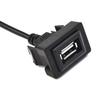 2.0 Удлинительный кабель USB 25 см черный для центральной консоли автомобиля