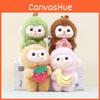 Fruit Monkey Cute Plush Keychain Cartoon Monkey Toy And Keyring Accessory Gift
