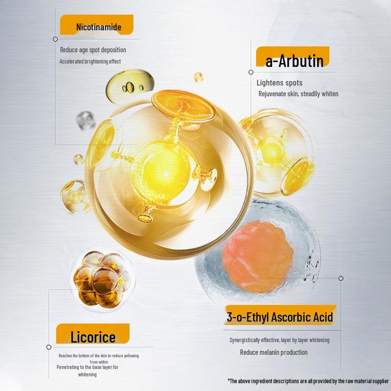 377 Осветляющая сыворотка: Отбеливает, Уменьшает пигментацию и Увлажняет для сияющего тона кожи