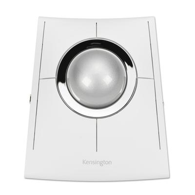 Kensington SlimBlade Pro EQ Белый и проводной трекбол, изготовленный из переработанного пластика, (K72084JP), Bluetooth, Беспроводная связь 2,4 ГГц, Подключения,
