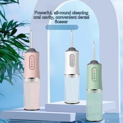 USB электрический ирригатор для полости рта, портативный стоматологический водный ирригатор, перезаряжаемая водоструйная нить, зубочистка, 4 струйных наконечника, несколько режимов