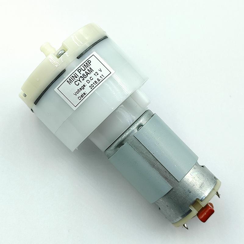 WP36C DC 12V 10L/M -60KPa Large Flow Mini 555 Motor Vacuum Air Pump Negative Pressure Suction Diaphragm Pump DIY Packer Inflator