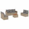 VidaXL Salon de Jardin avec Coussins 8 pcs, Canapés de Terrasse, Ensemble de Meubles de Patio, Mobilier d'Extérieur, Mélange 3225884