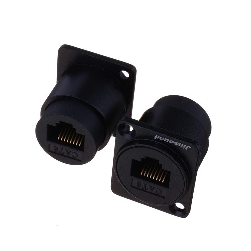 Стык-коннектор для сетевого кабеля RJ45 CAT6 D-типа