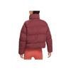 Jordan Flight Logo Embroidered Zip Cotton Jacket Women Jacket Cherry-Wood-Red DR0547-645