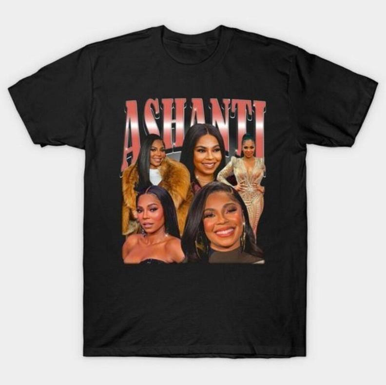 Vintage Ashanti Shirt Graphic T-Shirt R&B Soul Streetwear Jazz Pop Culture
