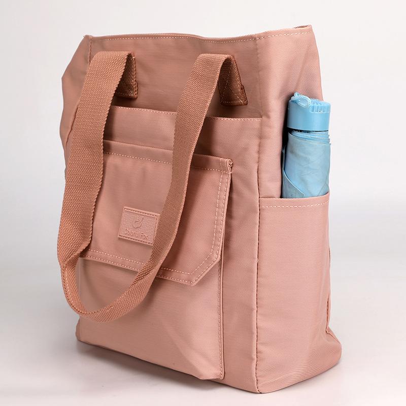 Сумка-тоут женская большой вместимости модная трендовая сумочка с принтом нейлоновая брызгозащищенная сумка на плечо